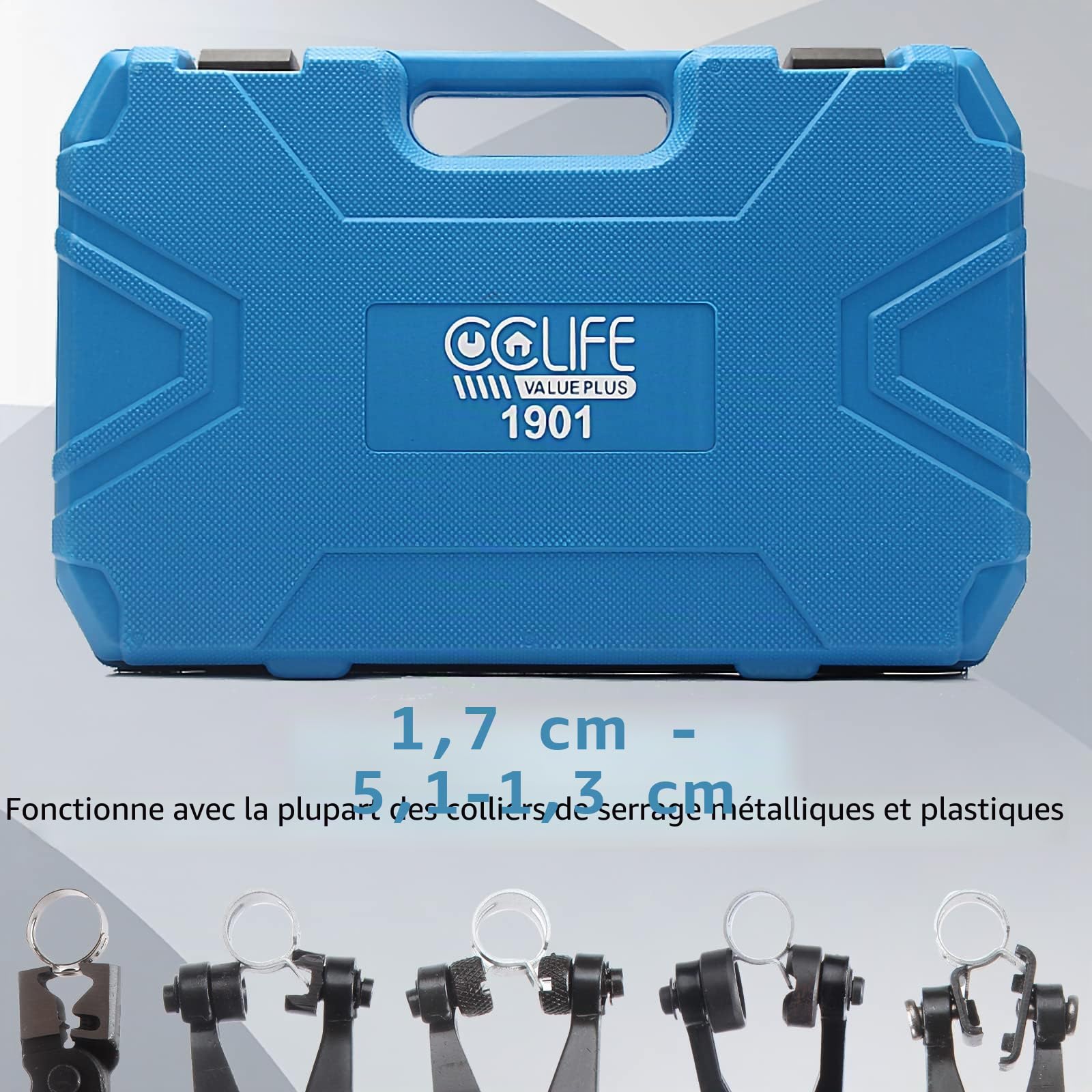 CCLIFE DIY Tools coffret 9 pinces à colliers