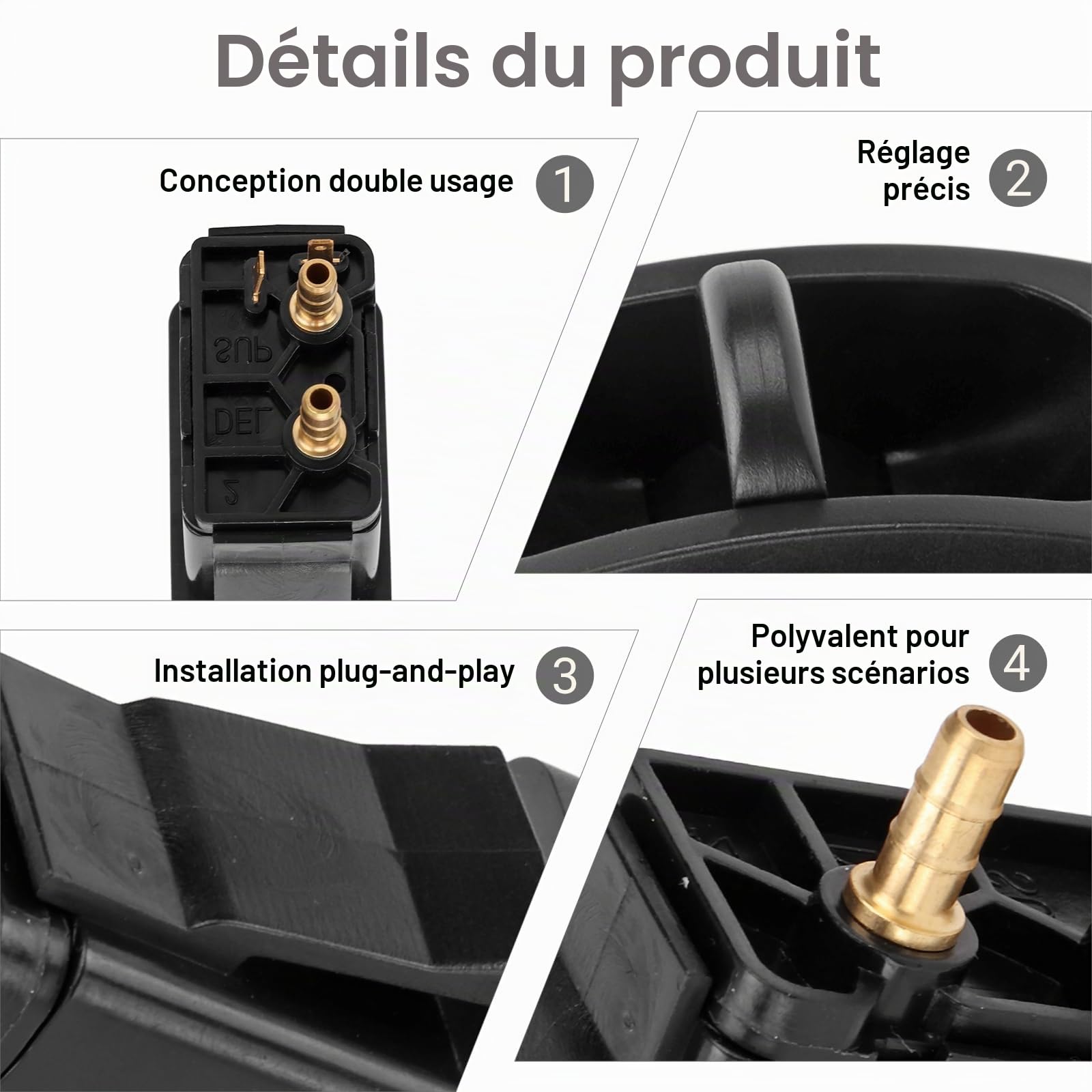 OUKENS Pièces d'auto et de moto Interrupteur suspension pneumatique