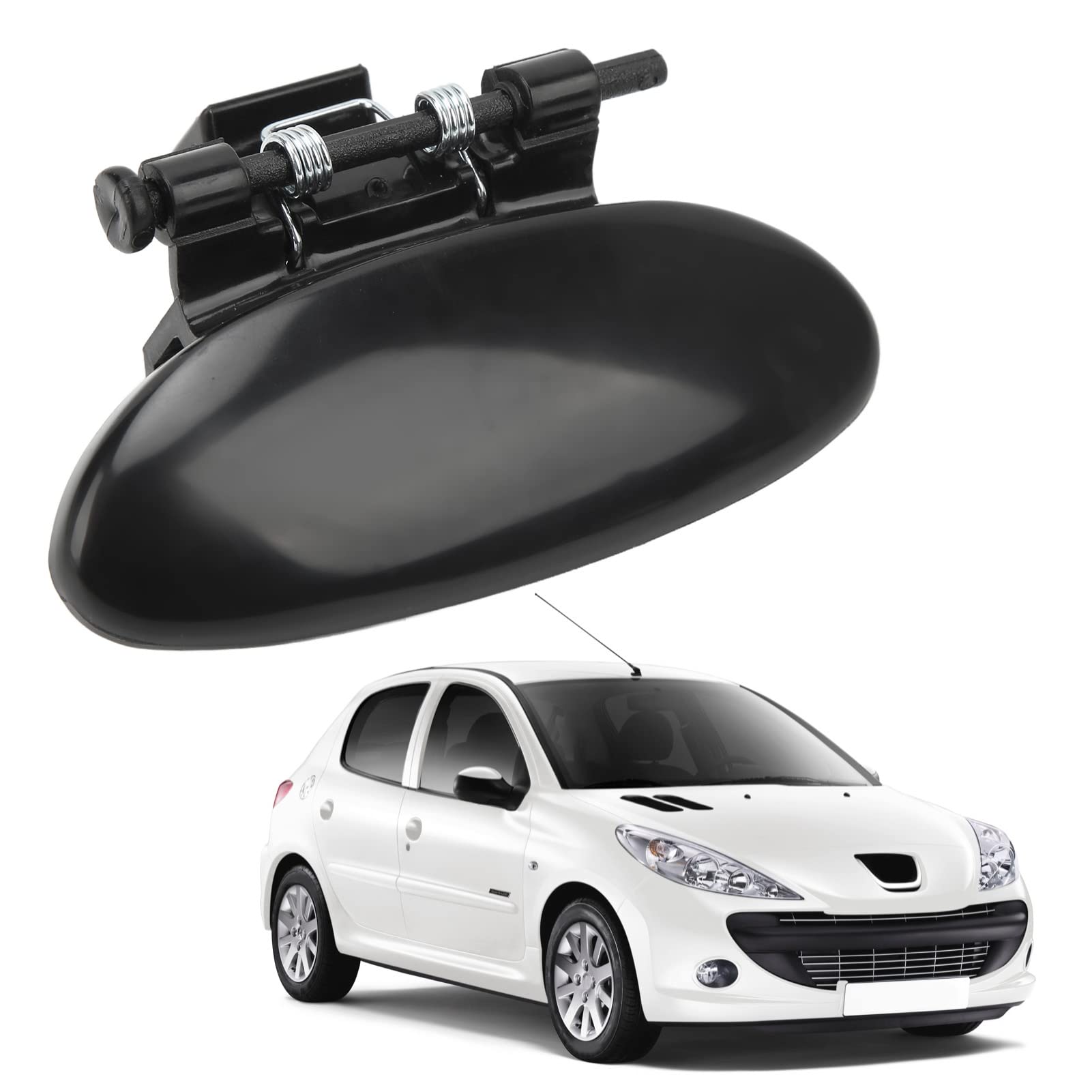 OUKENS 8218PX poignée boîte à gants ABS Peugeot 206 207