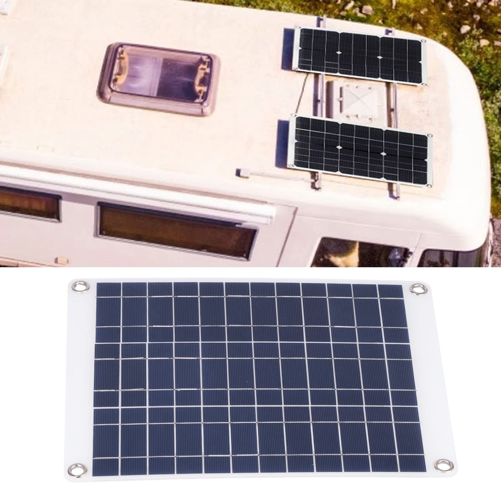 Jadeshay Solaire Photovoltaïque panneau solaire 15W 12V portable