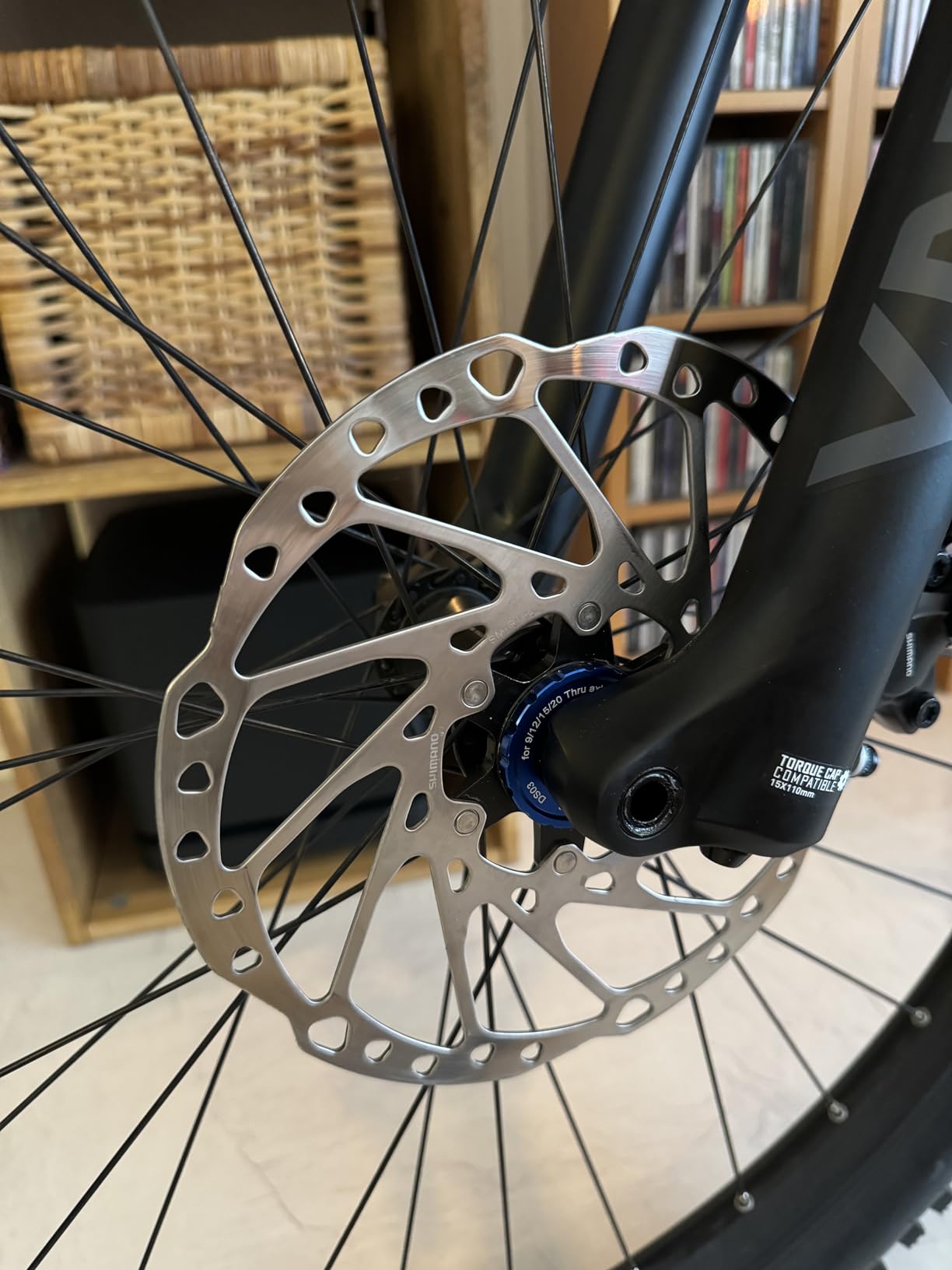 OUKENS Pièces de roue bague Centerlock noir moyeu vélo