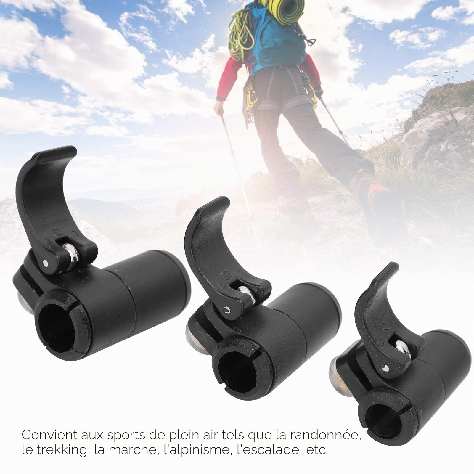 OUKENS Sports et loisirs Serrure à Bascule Bâton 14-18mm