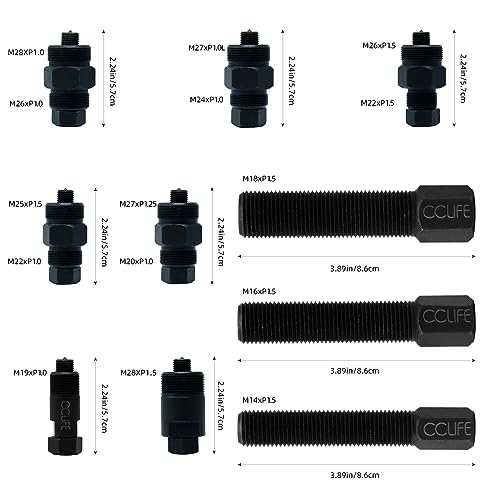 CCLife Puller Set extracteur volant 10 pièces acier moto scooter