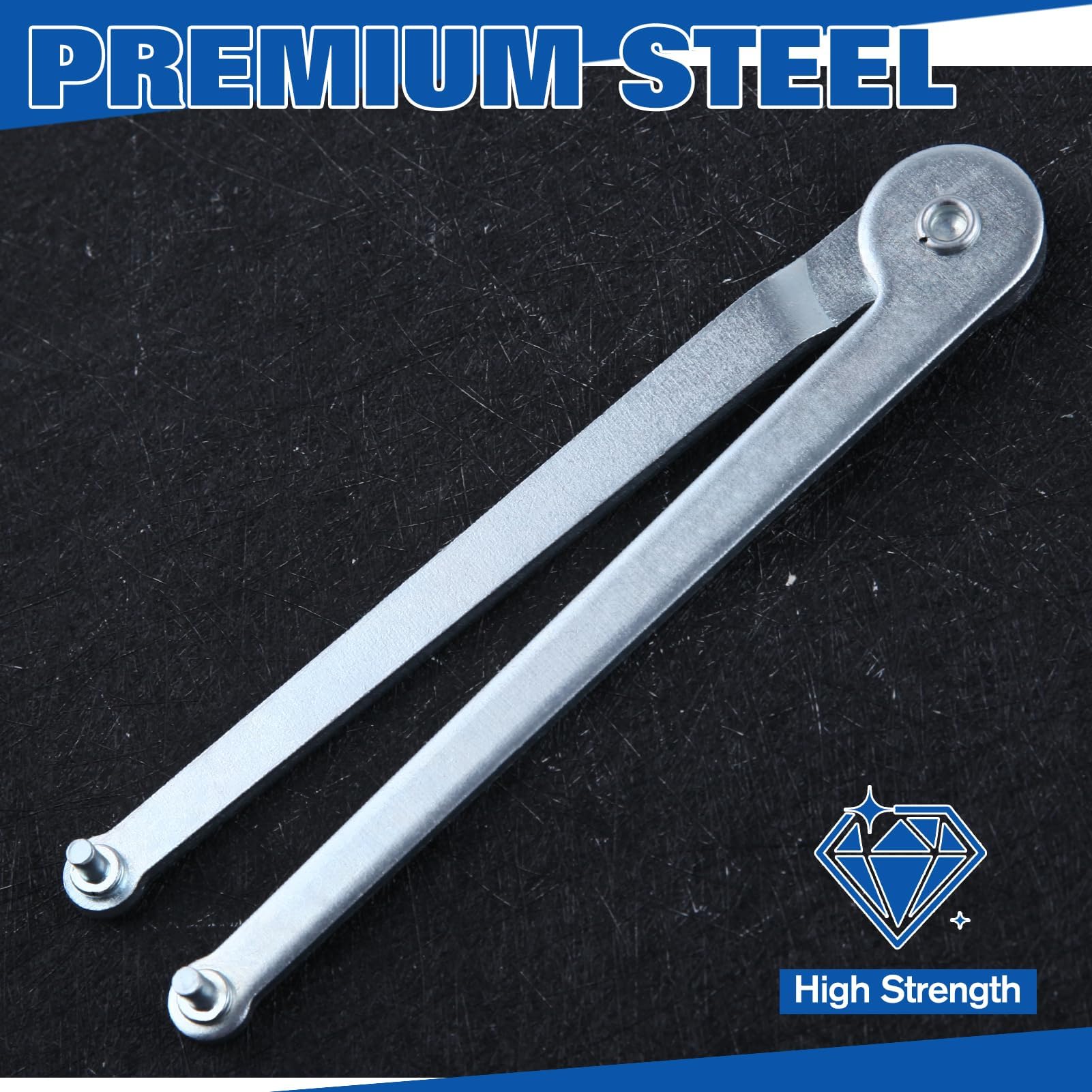 LEONTOOL clé meuleuse réglable ergot 4 mm 160 mm