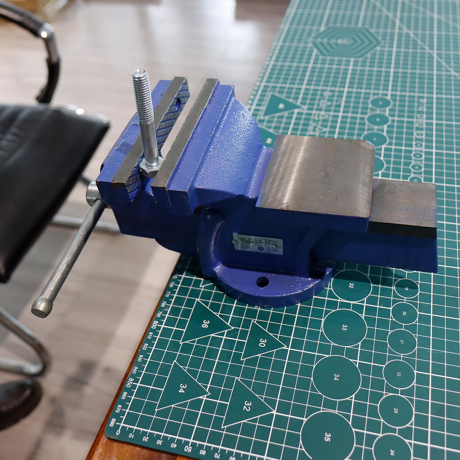 CCLIFE DIY Tools Étau Établi Fonte 100mm Acier