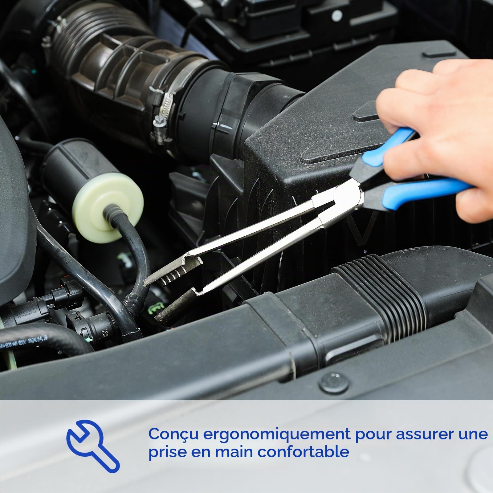 CCLIFE DIY Tools pince bougie 290mm ouverture 90mm