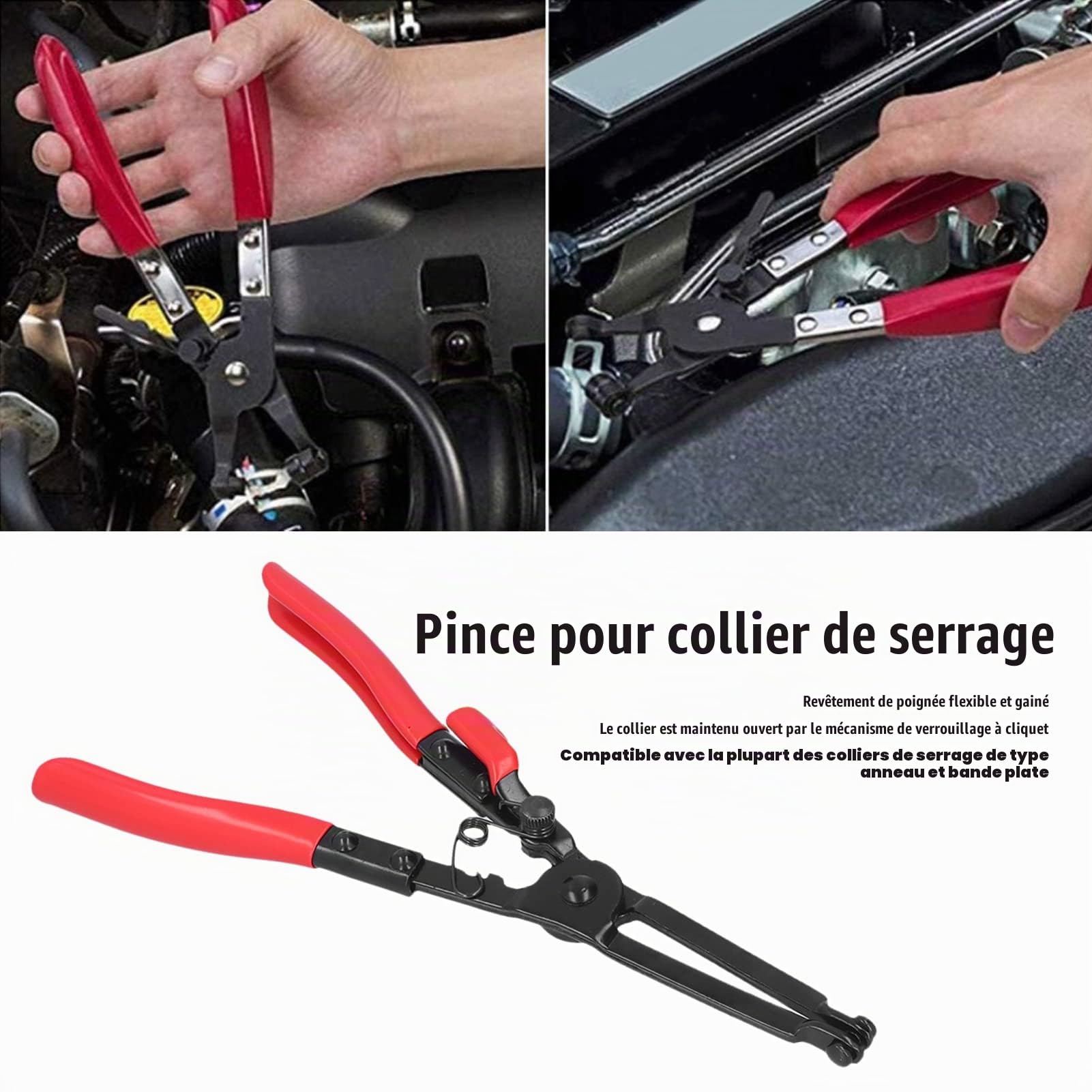OUKENS Pince collier serrage flexible tuyau échappement