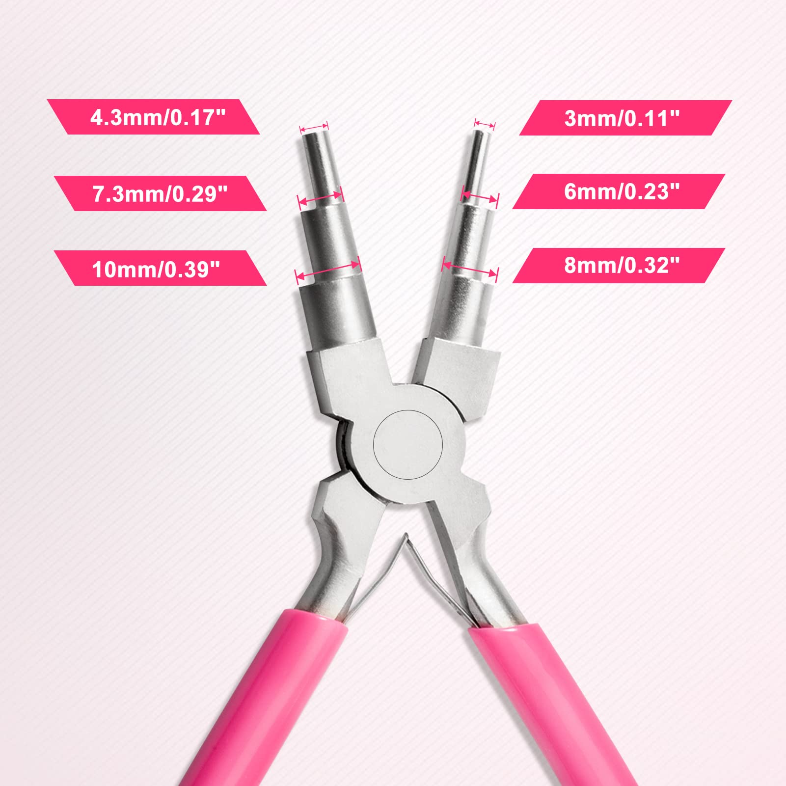 LEONTOOL Pinces pince à bijoux 6 en 1 3-10 mm 15,2 cm