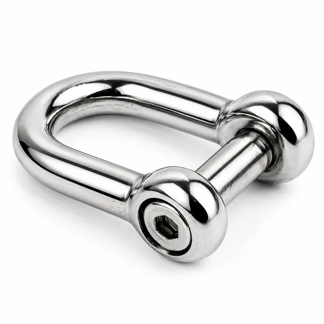 DAUMLINK Manilles manille ronde 8 mm inox A4 lot 2