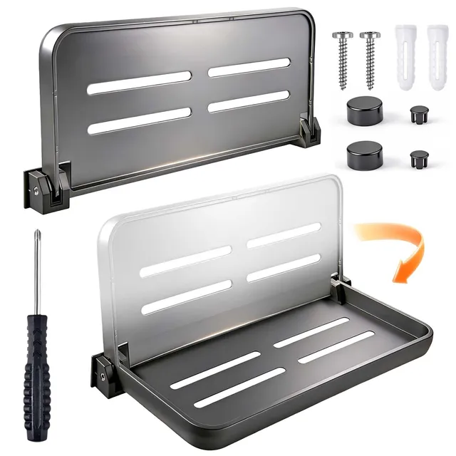LEONTOOL Étagère murale pliante alu camping-car
