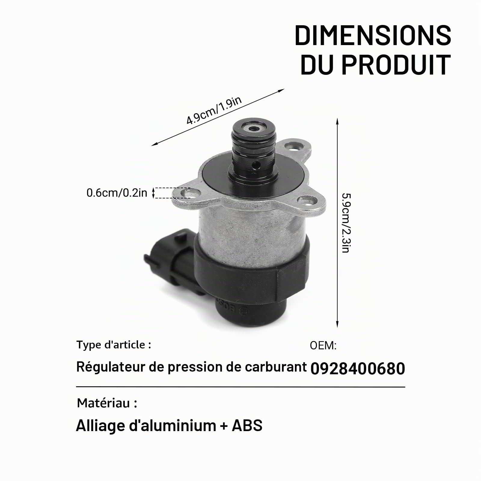 OUKENS Régulateur Pression Carburant 0928400680 Alfa