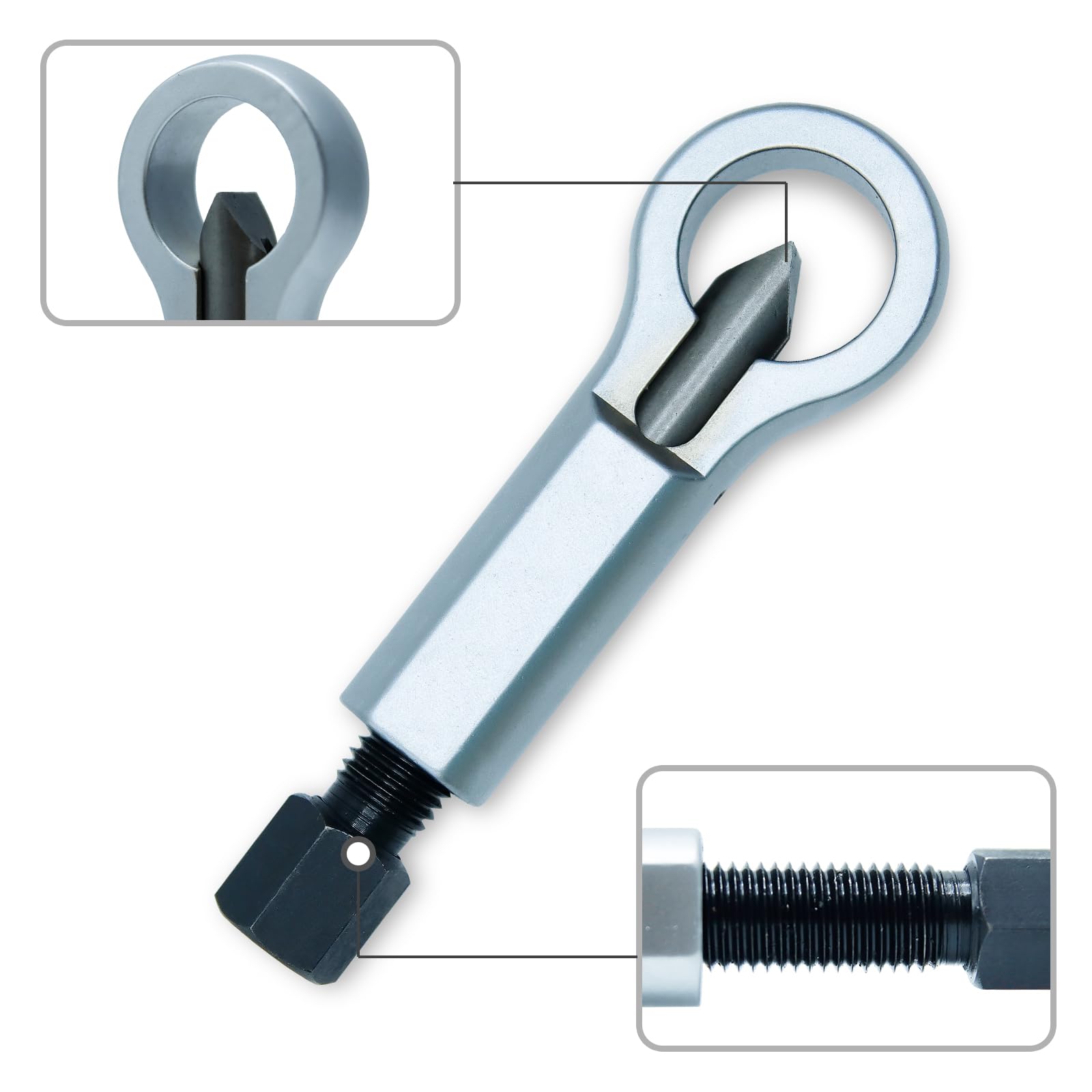CCLIFE Casse-Écrou 9-12mm Écrous Rouillés Acier