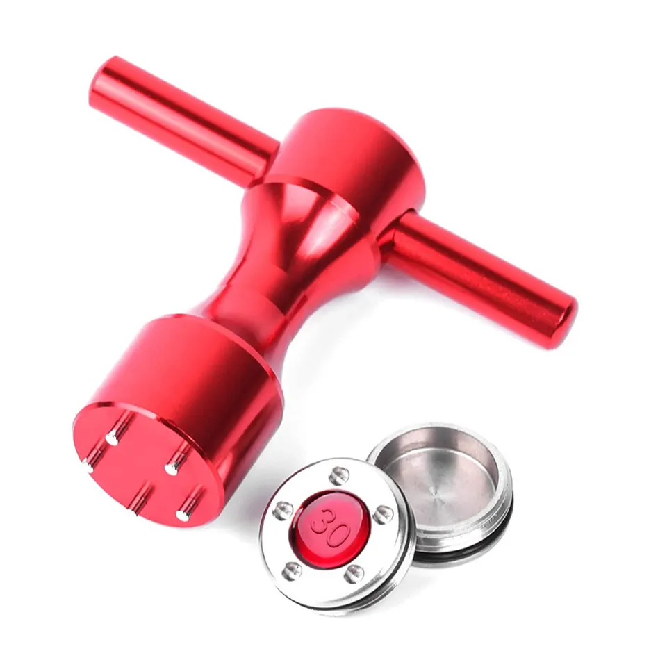 OUKENS Sports et loisirs Poids Putter Golf Rouge + Clé