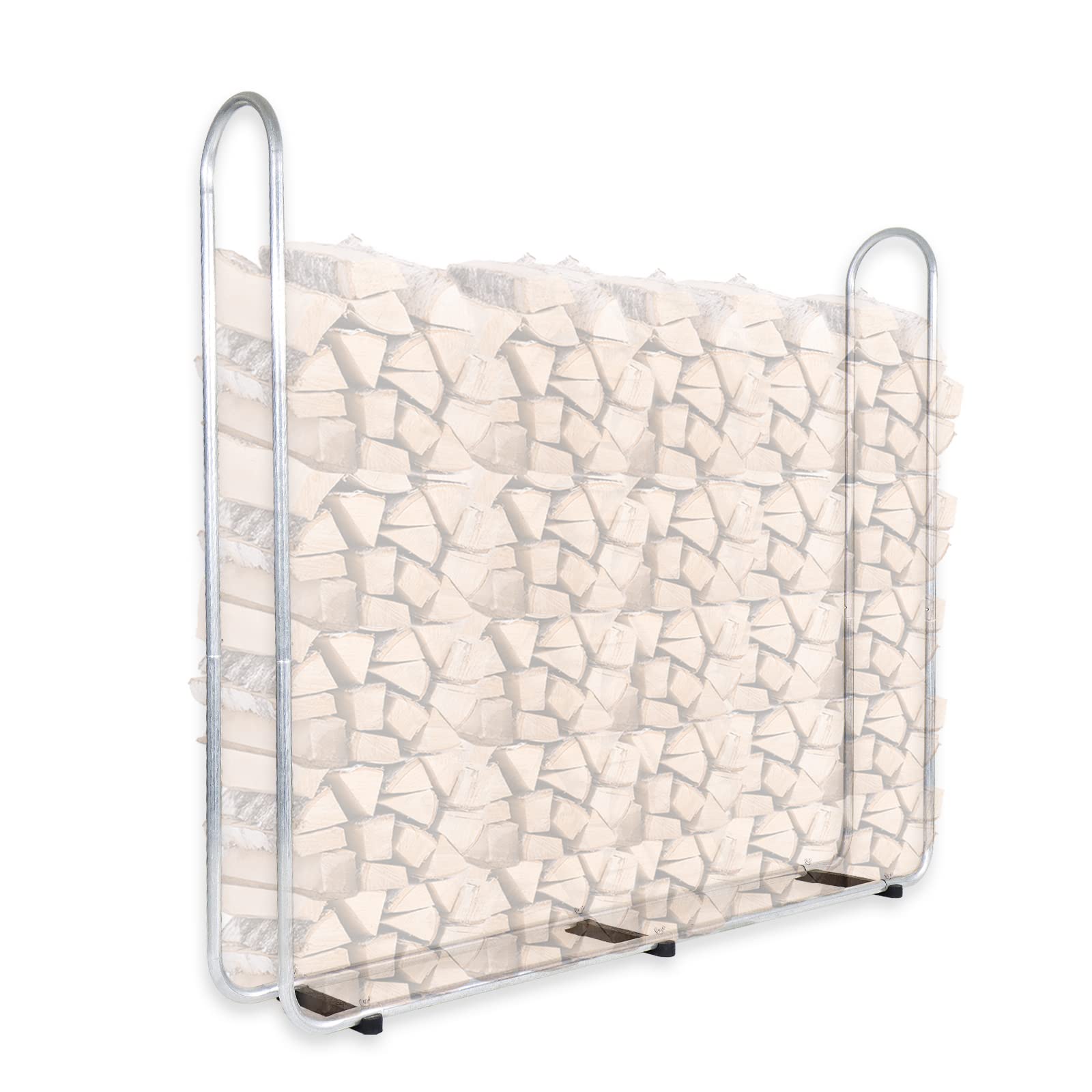 CCLife DIY Tools range-bûches métal pour bois 25-40 cm
