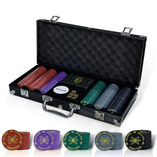 CCLIFE jeu de poker 300 jetons avec impression + cartes