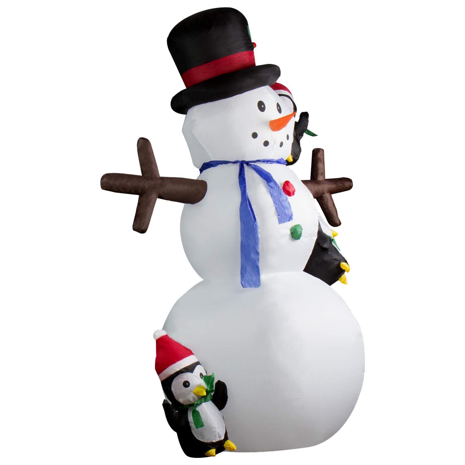 CCLIFE DIY Tools Bonhomme Neige Gonflable 180 cm LED Extérieur