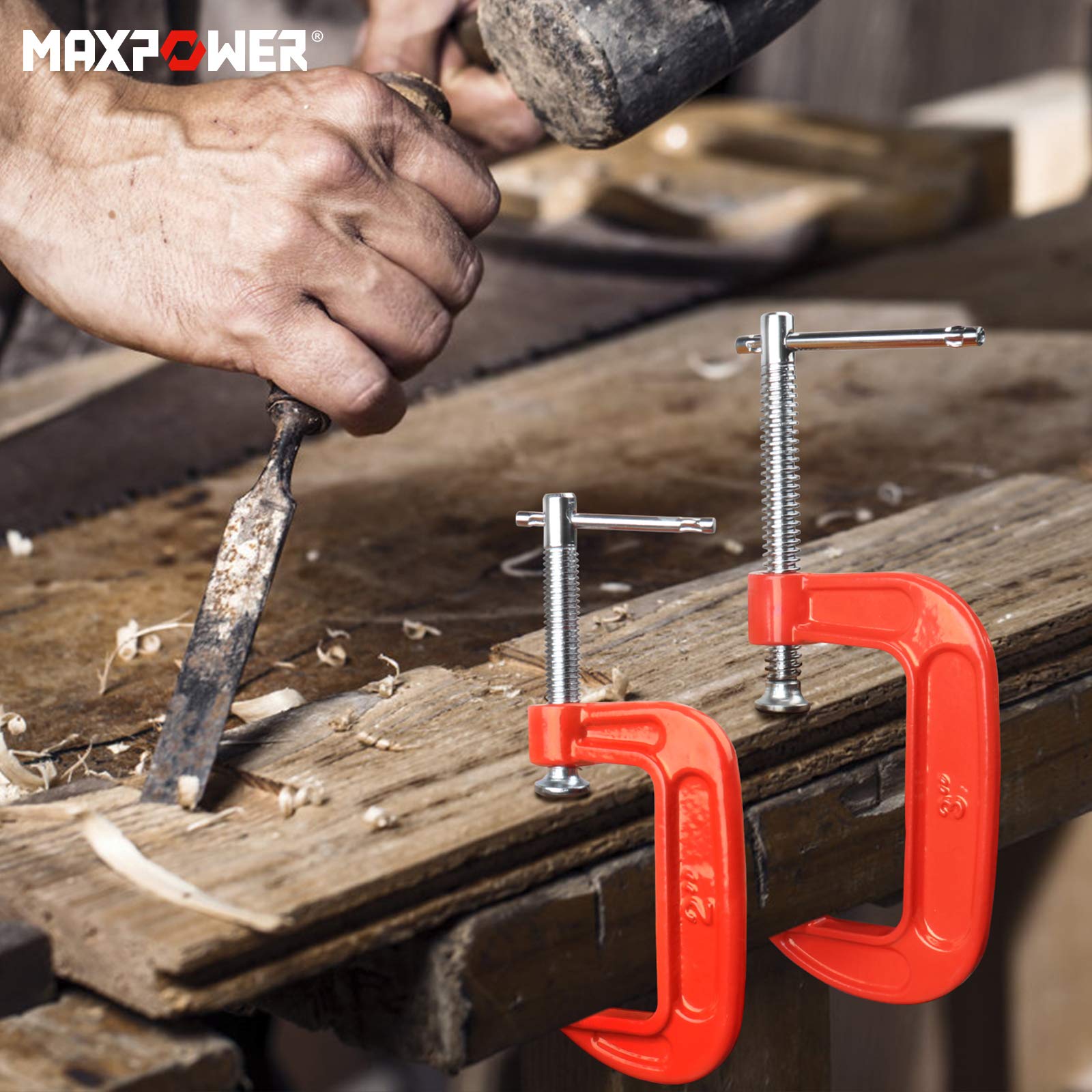 MaxPower Outils de serrage serre-joints C lot 3 25-75mm