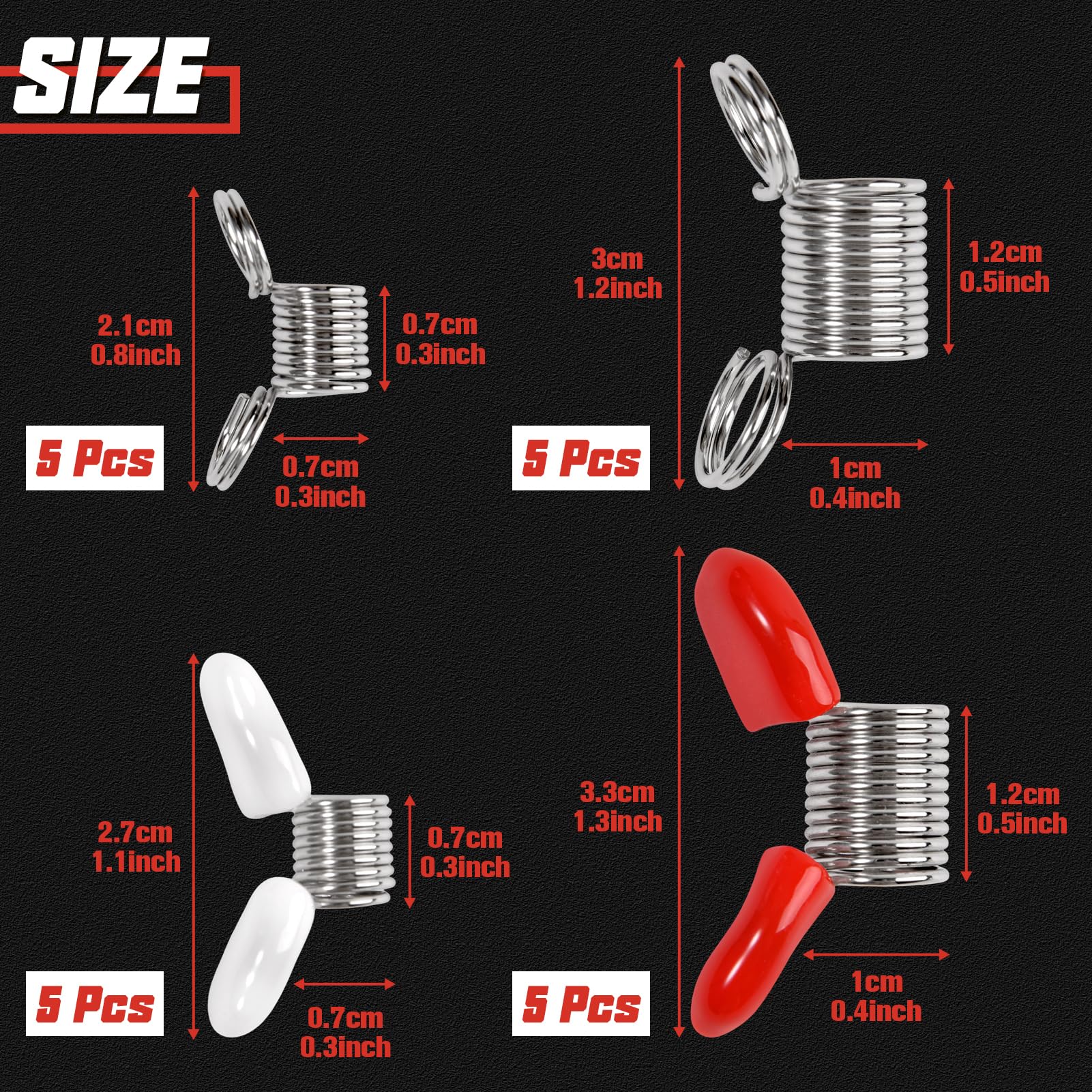 LEONTOOL Pinces pince à perles 10 mm lot de 8 acier