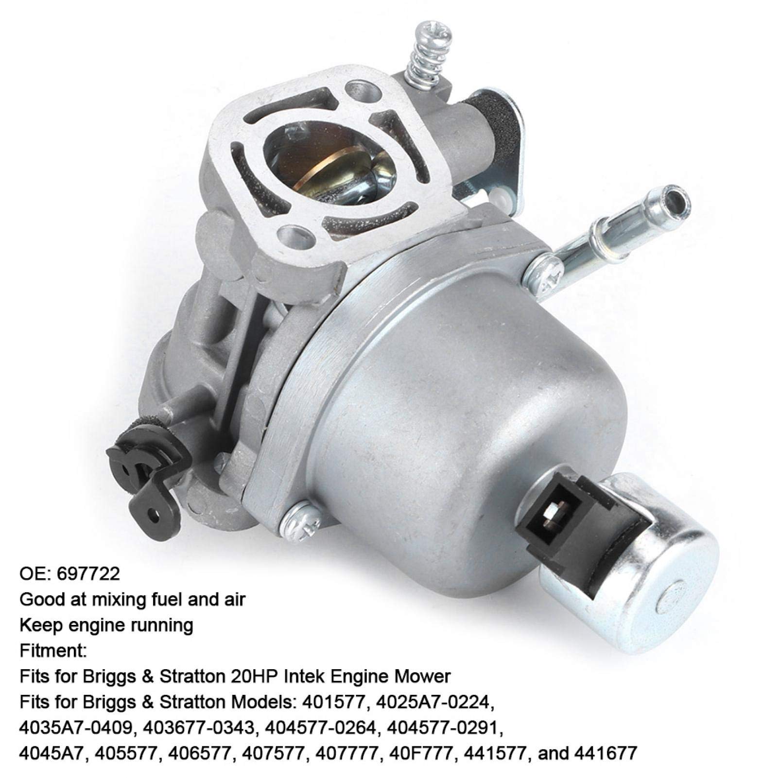 OUKENS Accessoires de moto carburateur 697722 Briggs Stratton