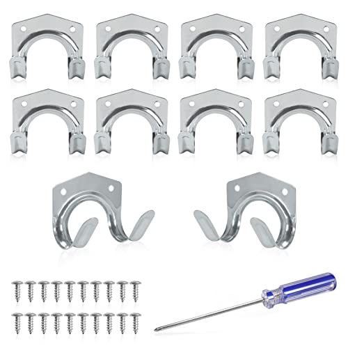 LEONTOOL Rangement crochets à outils lot de 10 avec vis fer