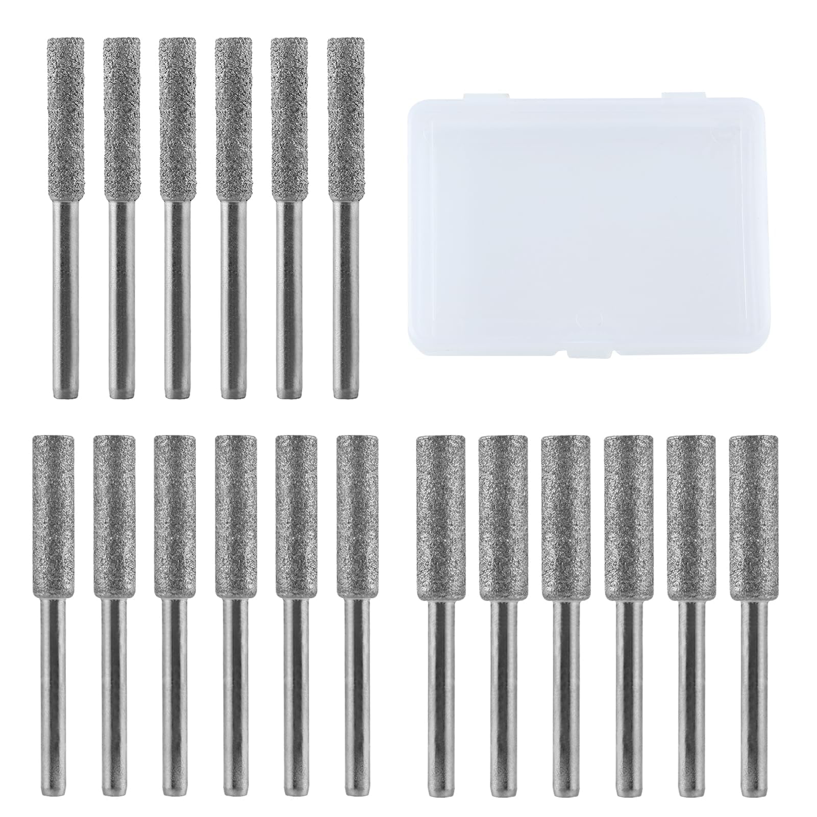 LEONTOOL Lime Diamant Tronçonneuse 4/4,8/5,5 mm Argent 18 Pièces