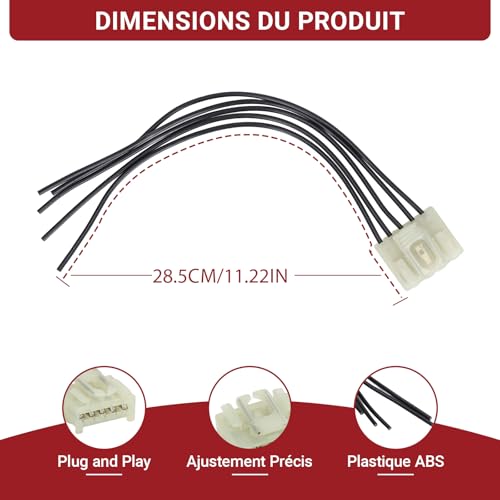 OUKENS 51277277 Connecteur feu arrière Fiat Panda 169 ABS