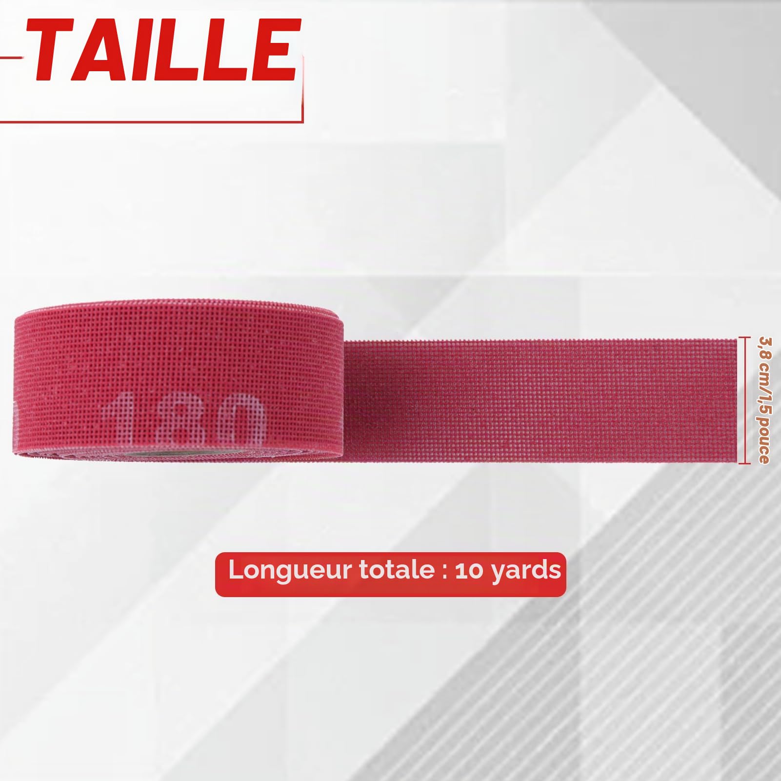 LEONTOOL Rouleau ponçage grain 180 1,5"x10 yards cuivre