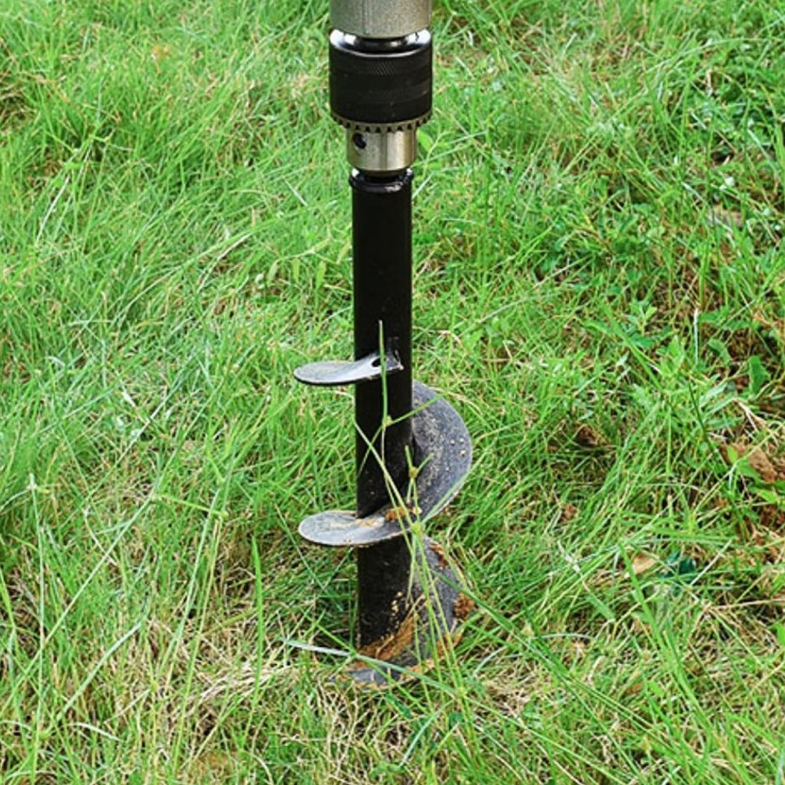 LEONTOOL Foret hélicoïdal jardin 76x300 mm tarière perceuse