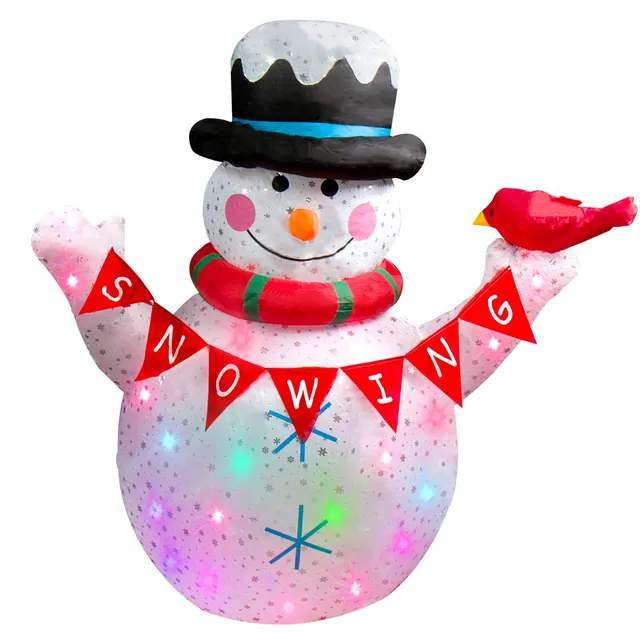 CCLIFE DIY Tools Bonhomme Neige Gonflable LED 180cm