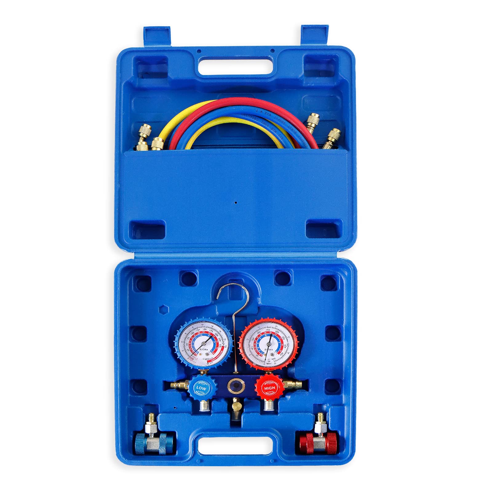 CCLIFE manomètre clim auto R134a kit 3 tuyaux