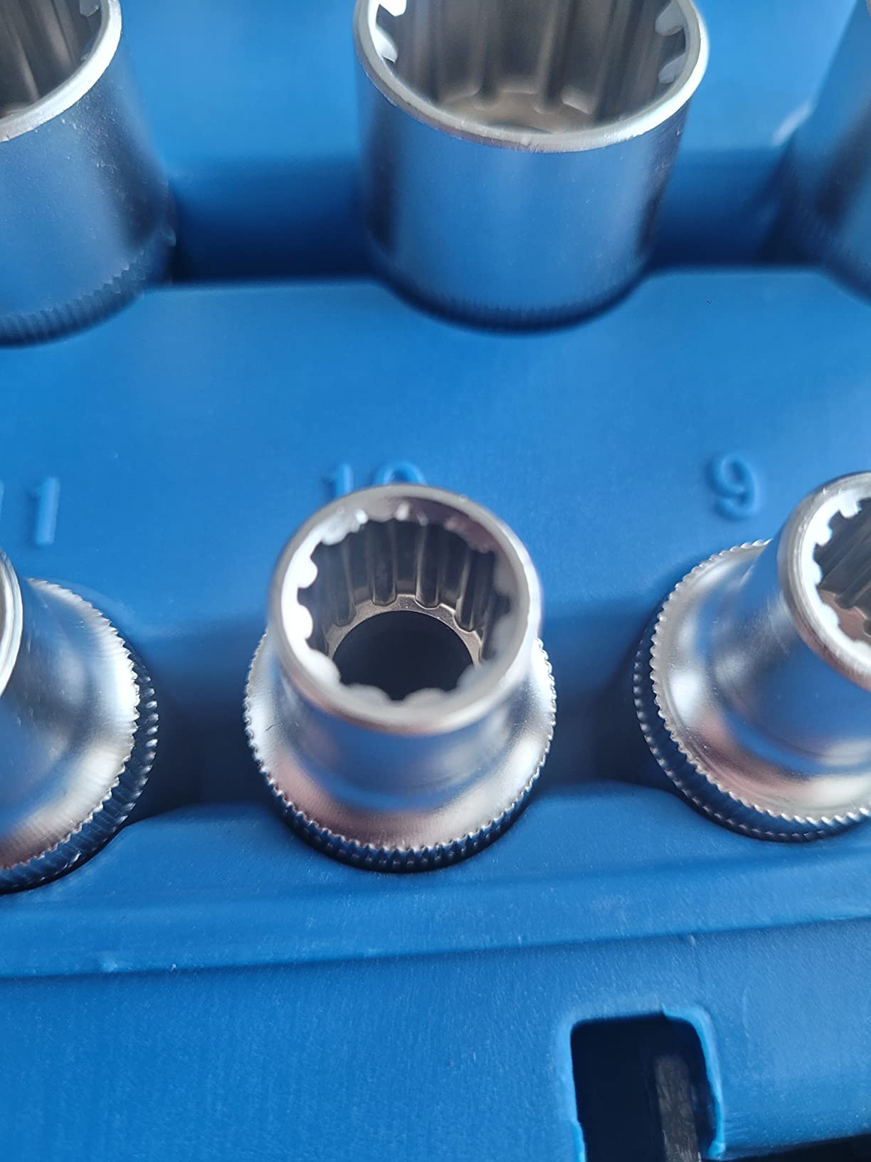 CCLIFE Socket and Bit Sets coffret douilles 1/2 21 pcs Cr-V