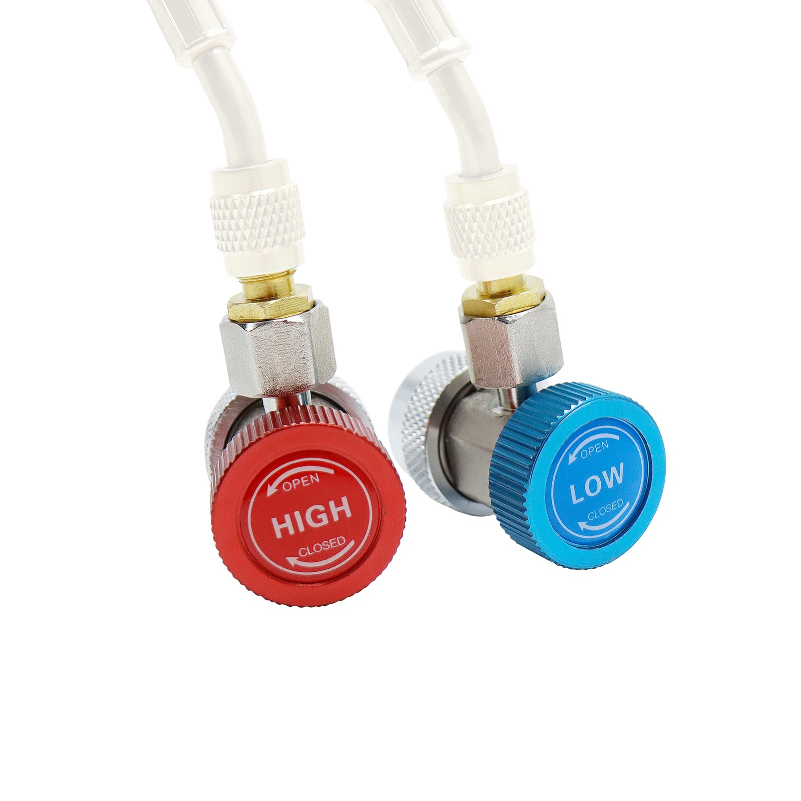 CCLIFE R134a adaptateur clim auto HP/BP 1/4 pouce