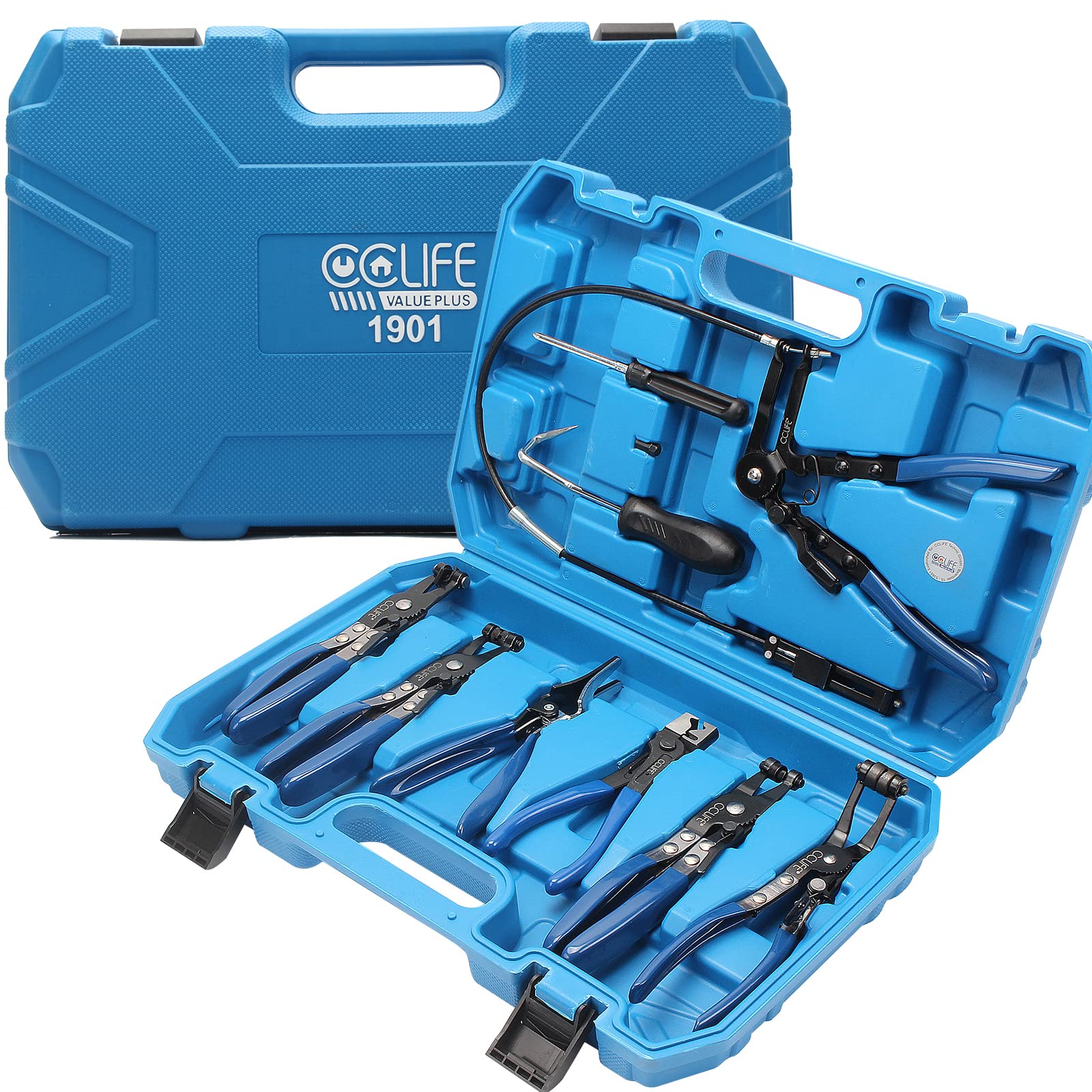 CCLIFE DIY Tools coffret 9 pinces à colliers