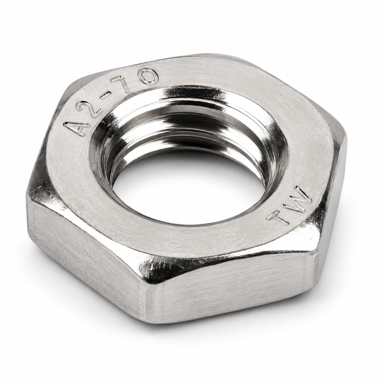 DAUMLINK Écrous bas DIN 439 M8 inox A2 lot 25