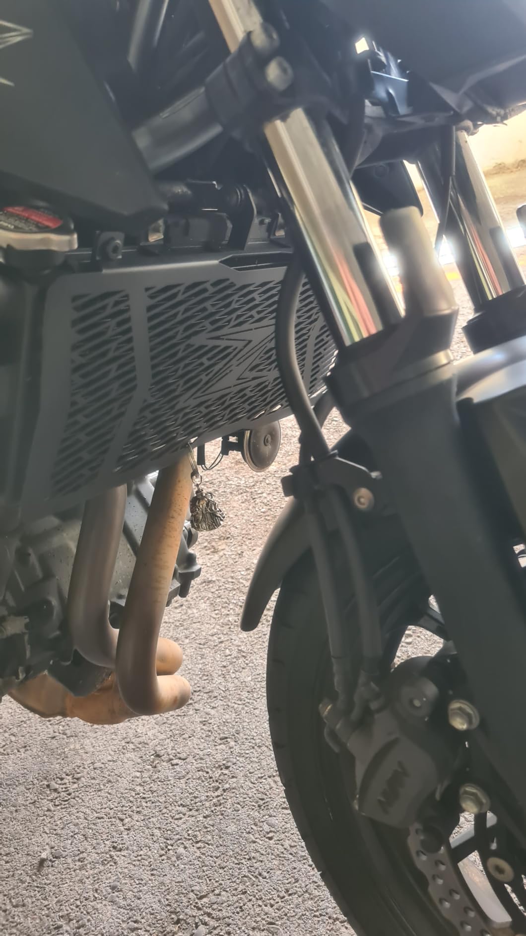 OUKENS Protection Radiateur Moto Inox Kawasaki Z650 2017-2020