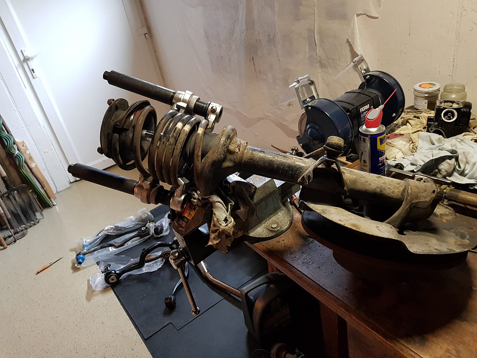 CCLIFE Spring Compressor compresseur ressort 1,2T 280mm