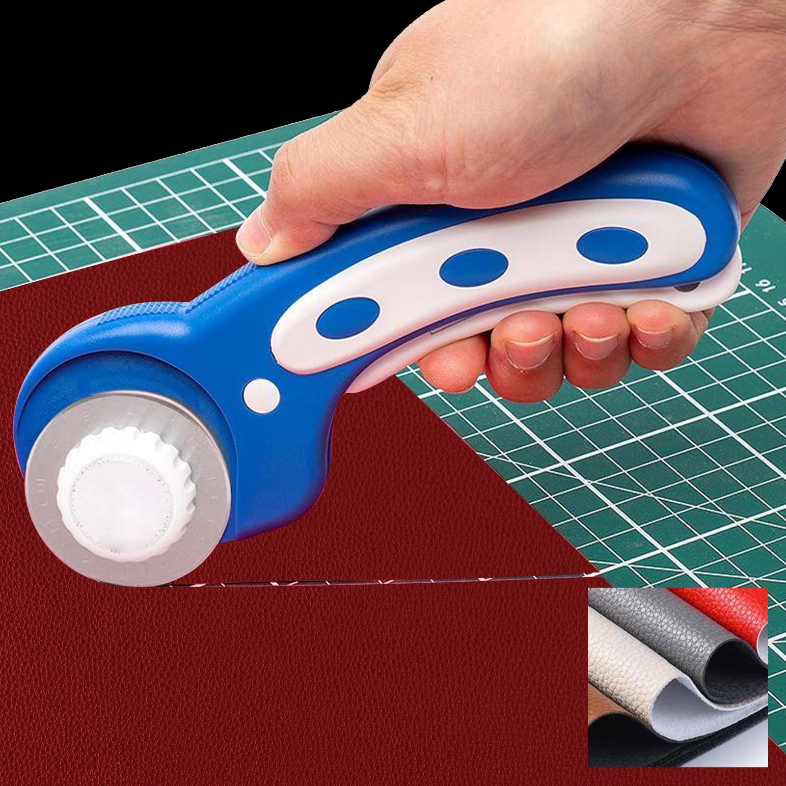 LEONTOOL Lames Rotatives 60 mm Lot de 10 Acier SK5