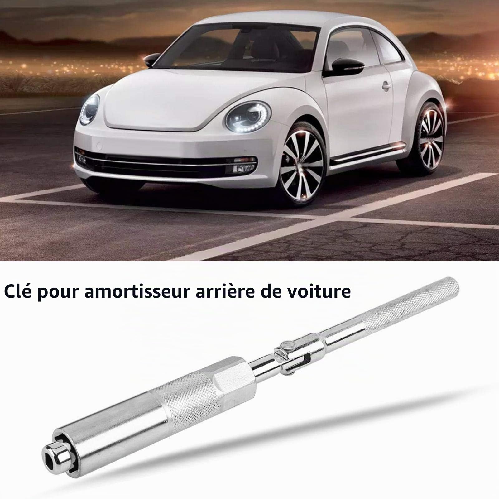OUKENS clé amortisseur arrière douille 17 mm 270 mm Cr-V