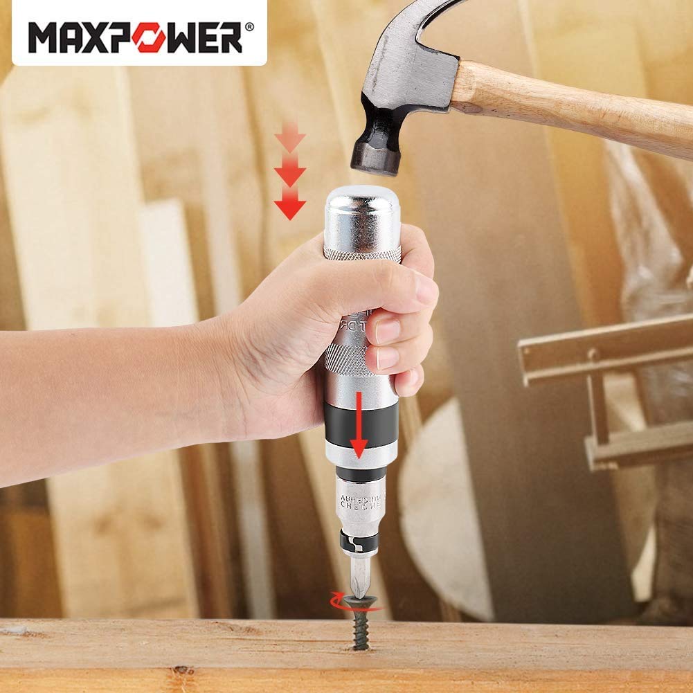 MaxPower Outils de frappe tournevis à frapper 8 pcs 1/2"