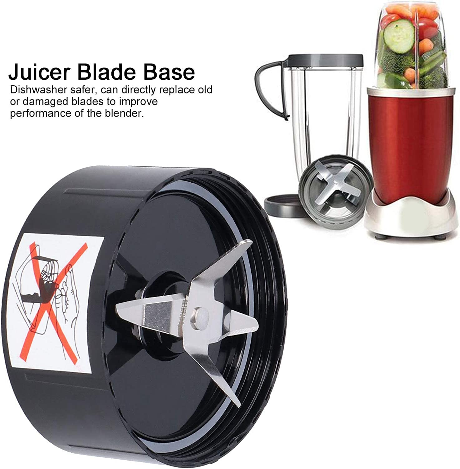 Jadeshay lame mixeur Magic Bullet 250W lot de 2 inox