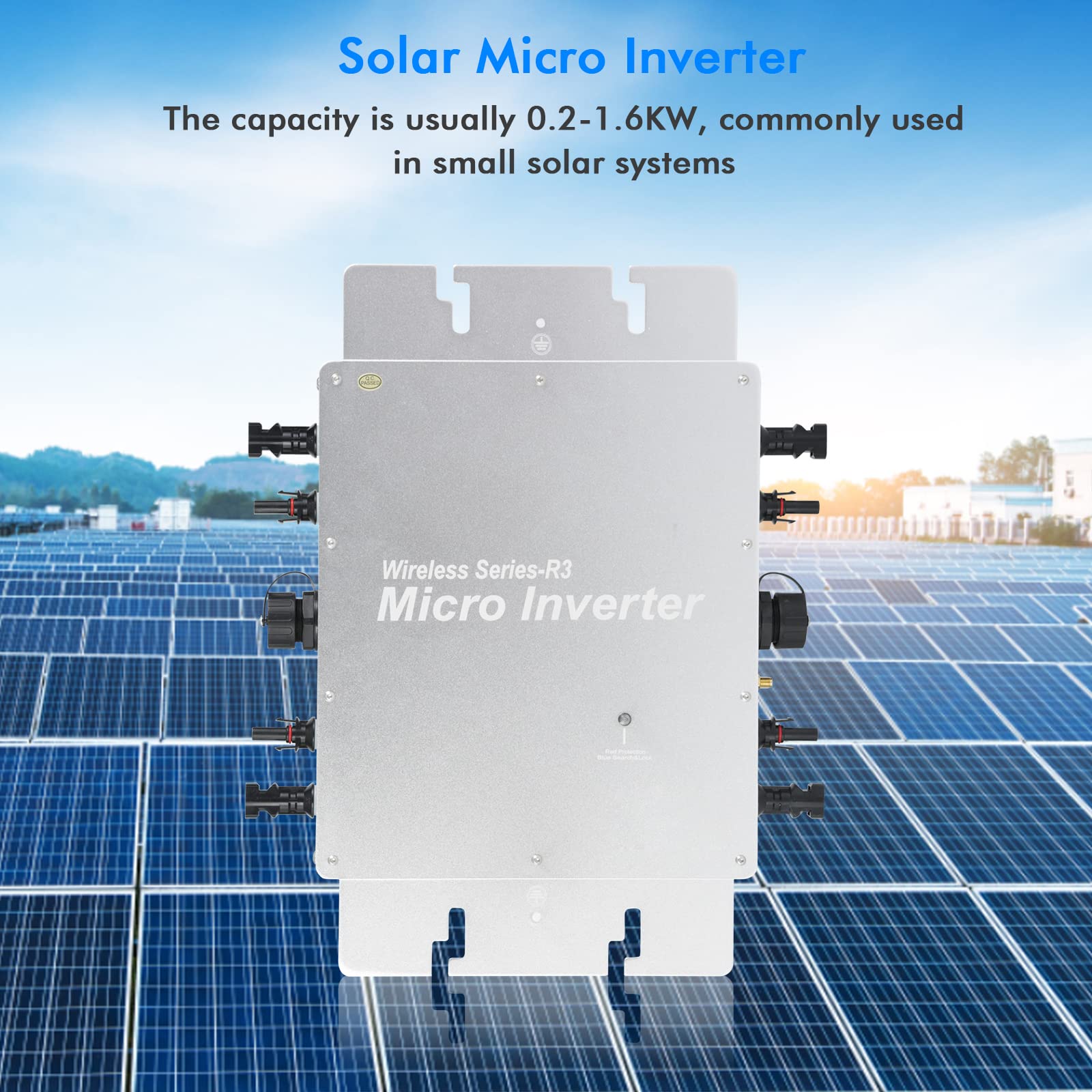 Jadeshay Solaire micro-onduleur 1600W MPPT WiFi IP65