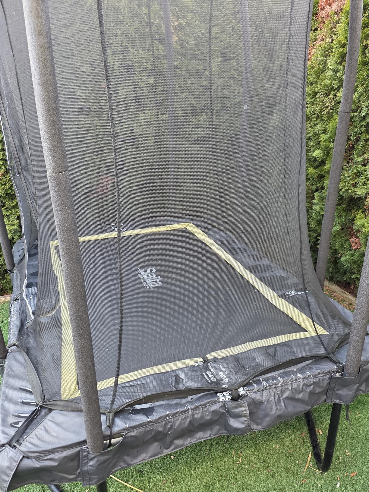 OUKENS Sports et loisirs bande raquette tennis PU 5 m blanc