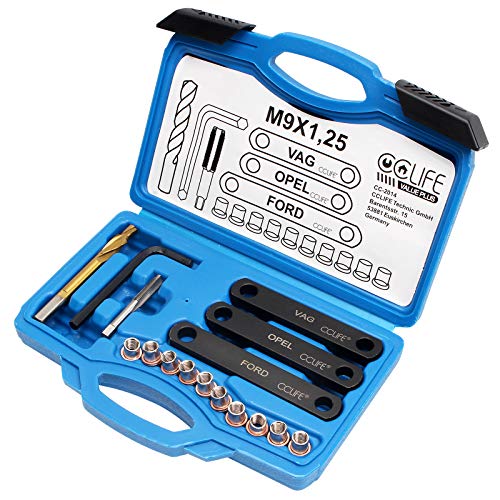 CCLIFE Brake System Tools kit filetage frein M9x1,25 16 pcs