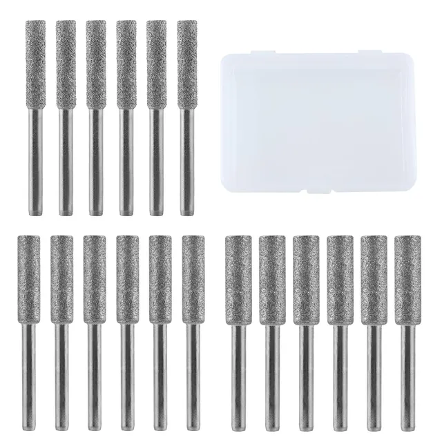 LEONTOOL Lime Diamant Tronçonneuse 4/4,8/5,5 mm Argent 18 Pièces