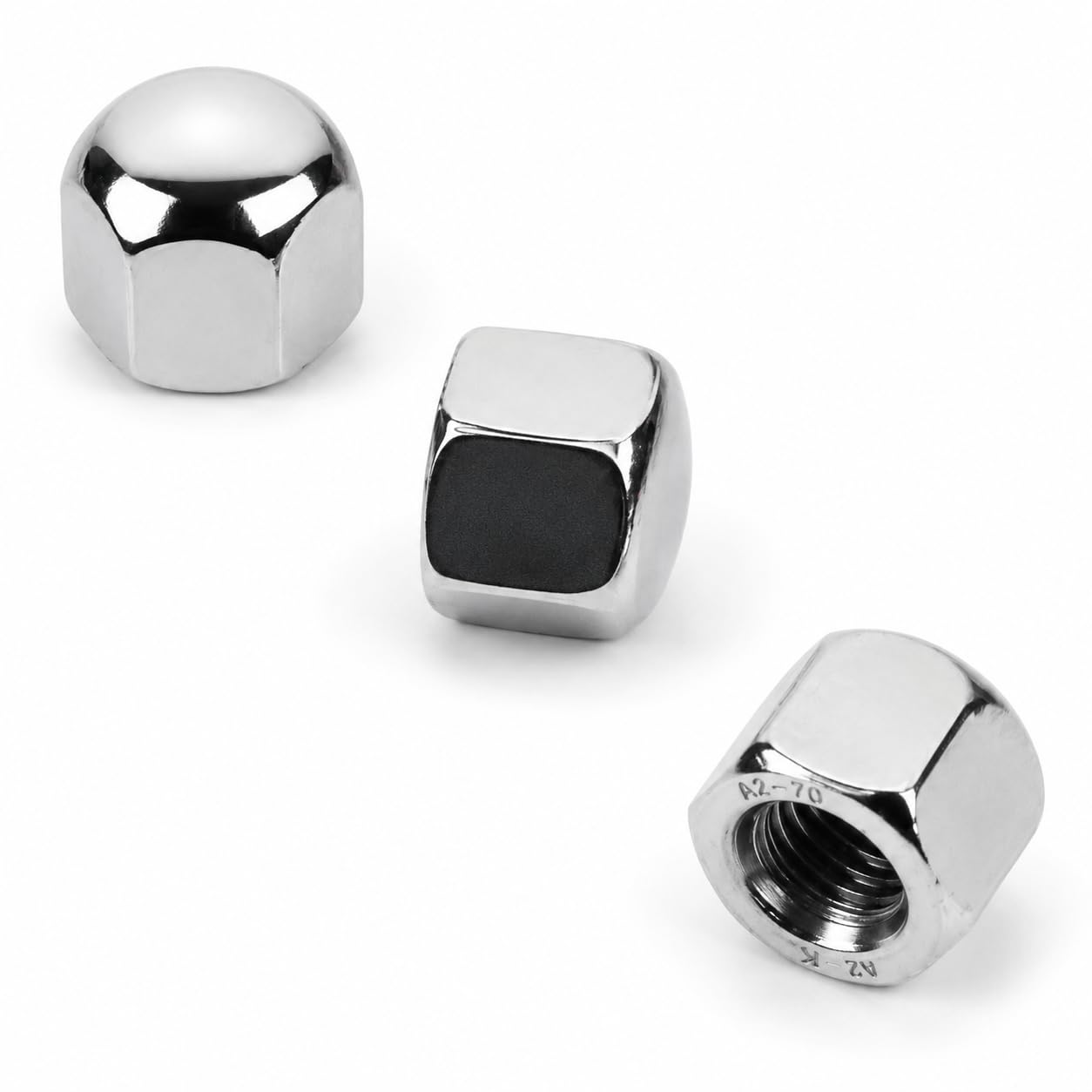 Écrou borgne bas DAUMLINK DIN 917 inox A2 M5 lot 25