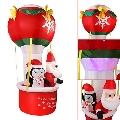 CCLife DIY Tools Père Noël gonflable LED 160 cm