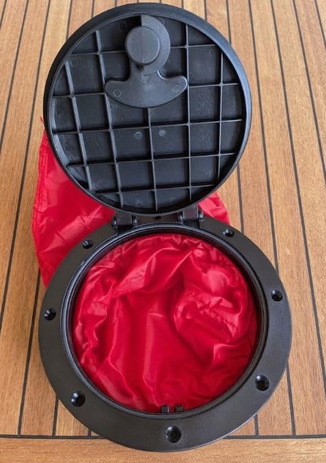 OUKENS trappe d'écoutille marine noire 205 mm bateau kayak