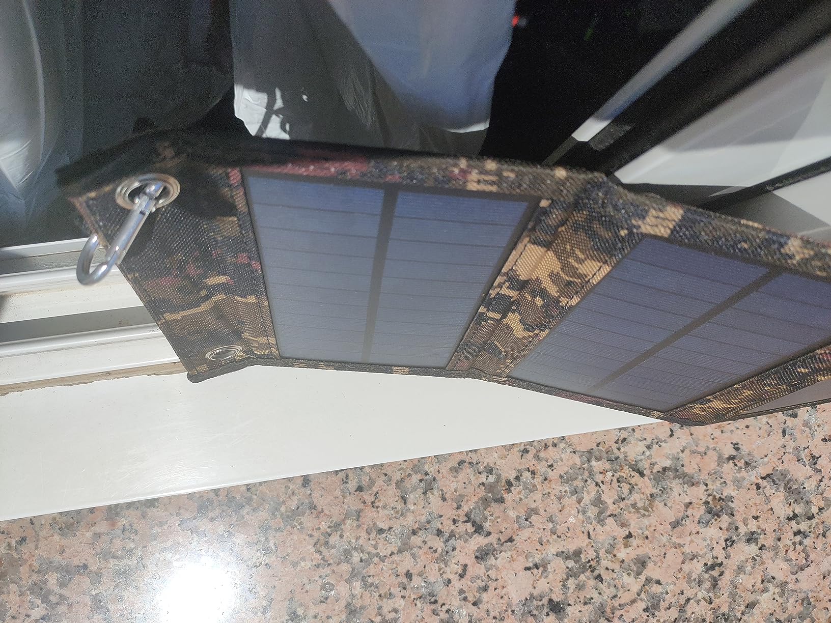 Jadeshay Panneau solaire pliable 20W USB 5V portable