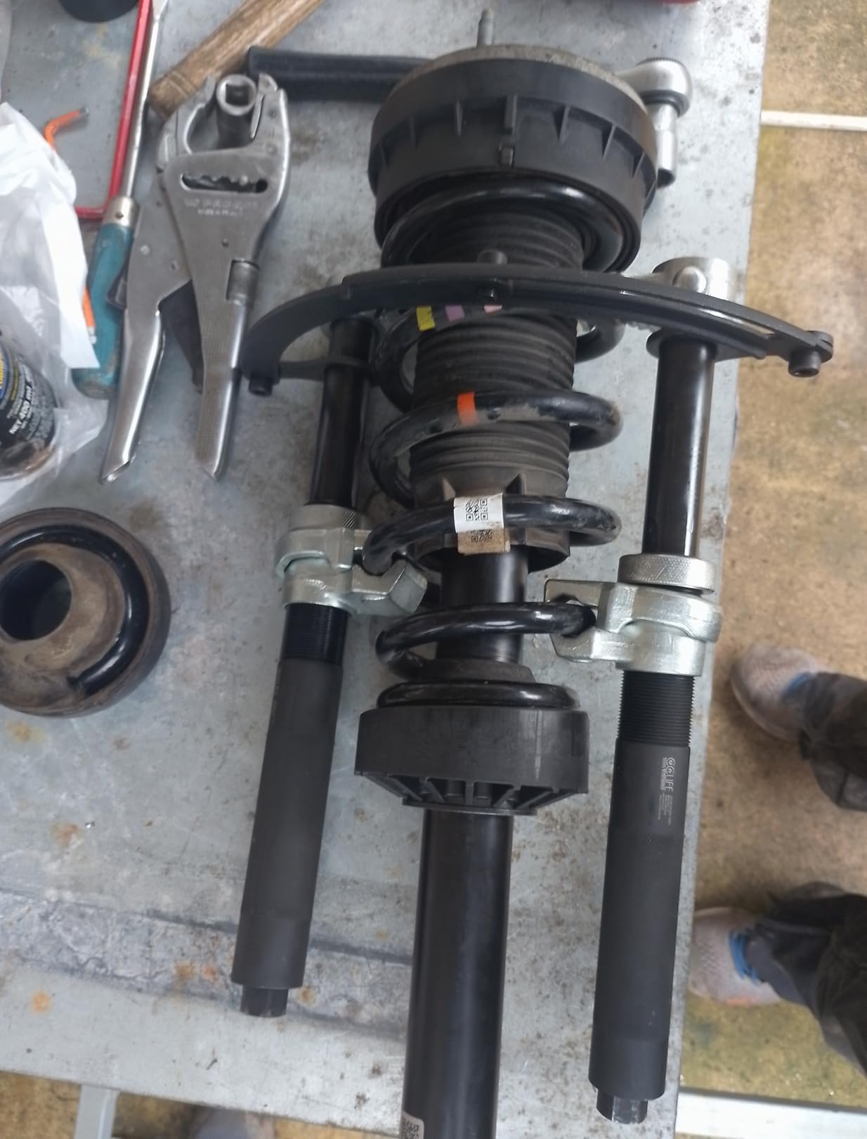 CCLIFE Spring Compressor compresseur ressort 1,2T 280mm