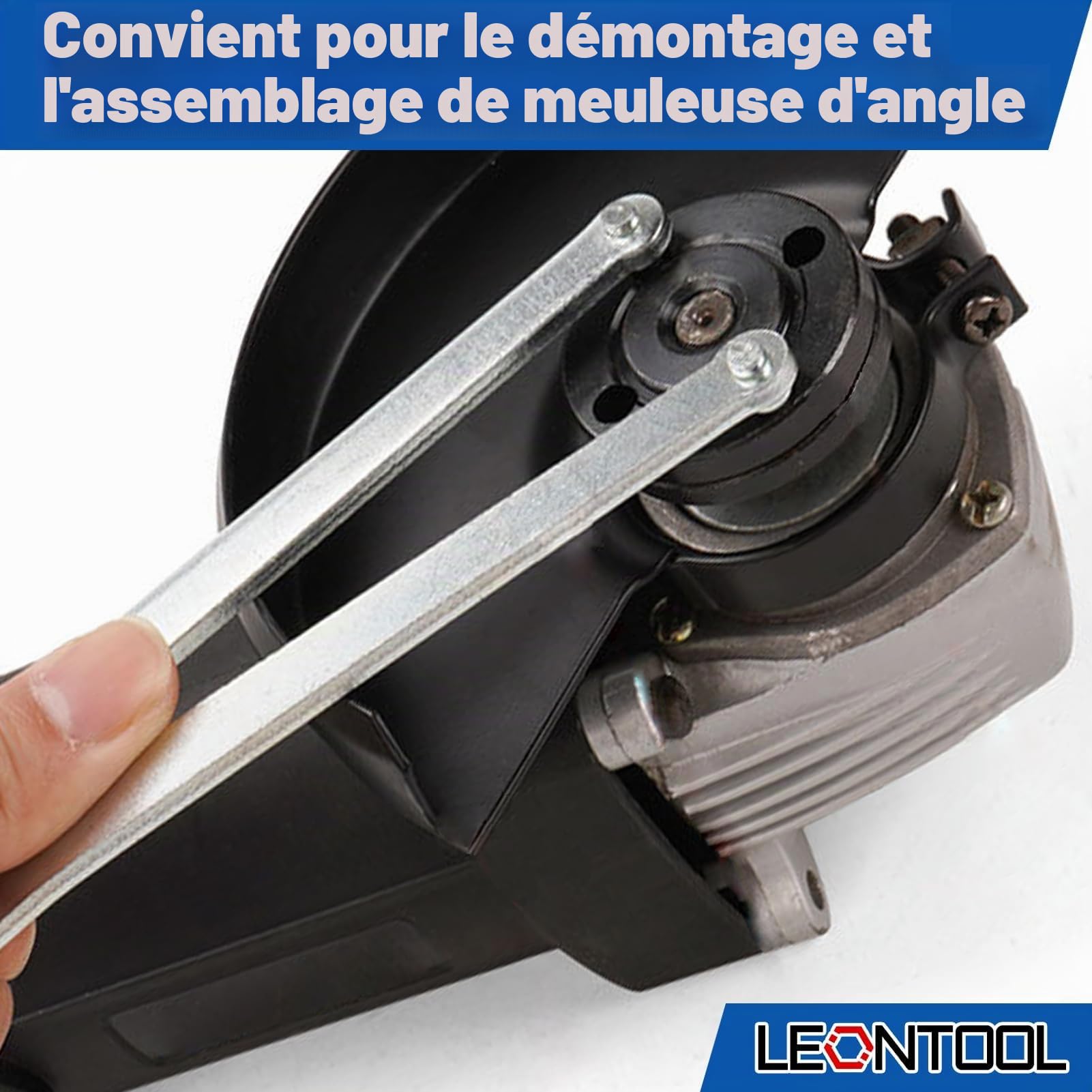 LEONTOOL clé meuleuse réglable ergot 4 mm 160 mm